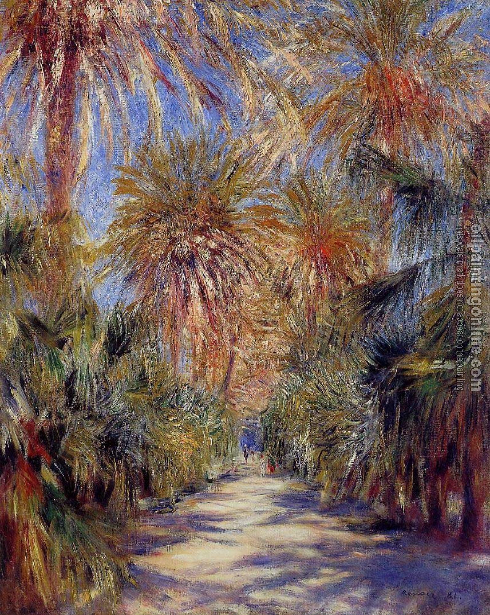 Renoir, Pierre Auguste - Algiers, the Garden of Essai